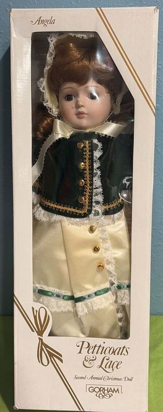 Gorham Angela Petticoats & Lace 17" Second Annual Christmas Doll